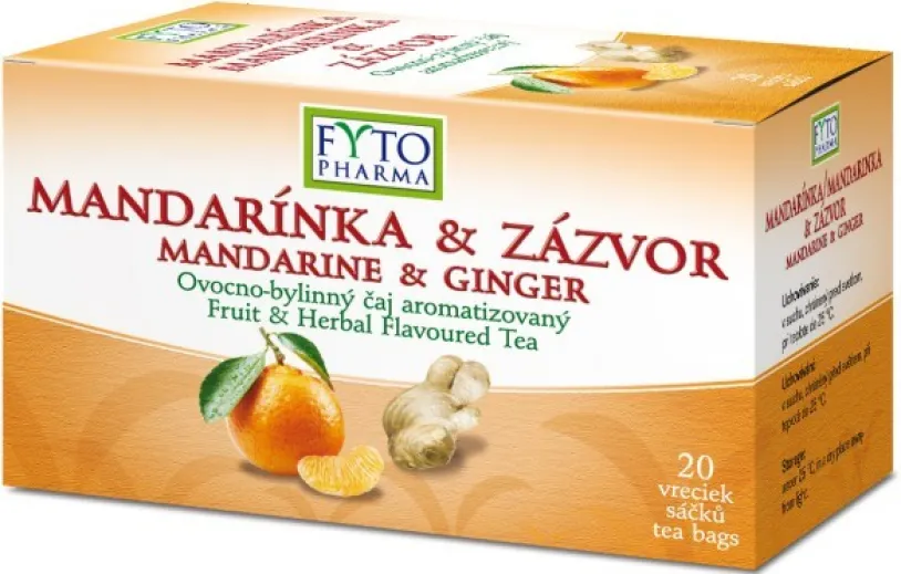 Ovocno-bylinný čaj Mandar.+Zázvor 20x2g Fytopharma