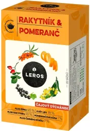 LEROS Čajový dýchánek rakytník&pomeranč 20x2g