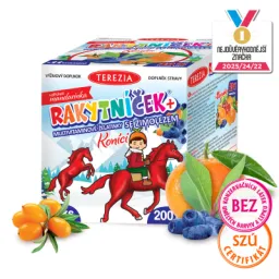 TEREZIA RAKYTNÍČEK+ multivitaminové želatinky se zimolezem - KONÍCI 50 ks