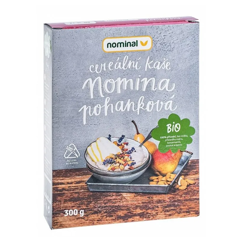 Nomina cereální kaše pohanková bez lepku BIO 300g
