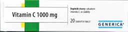 Vitamin C 1000 mg tbl.eff.20 Generica