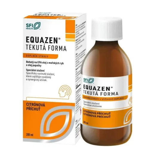 EQUAZEN tekutá forma s příchutí citrónu 200ml