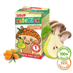 TEREZIA HLÍVÁČEK sirup s hlívou a rakytníkem - HRUŠKA 100 ml