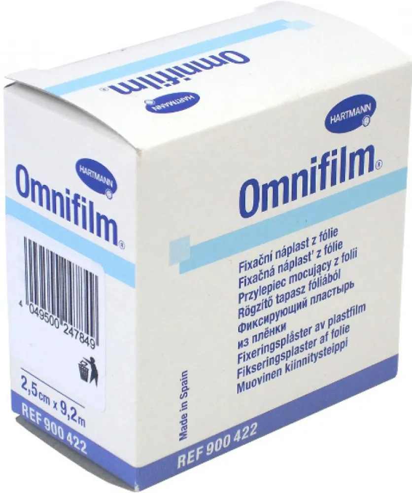 Náplast OMNIFILM porézní 2.5cmx9.2m/1ks