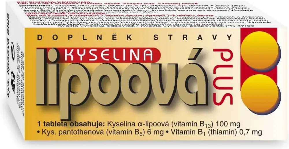 NATURVITA Kyselina lipoová Plus tbl.60