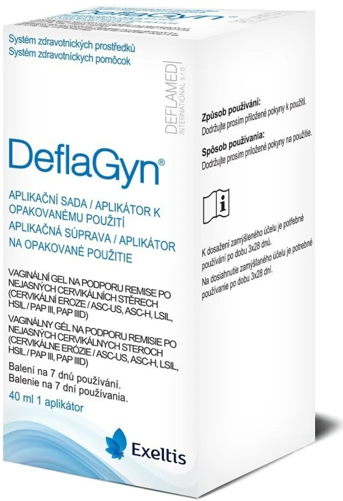 DeflaGyn vaginální gel 40ml aplikační sada