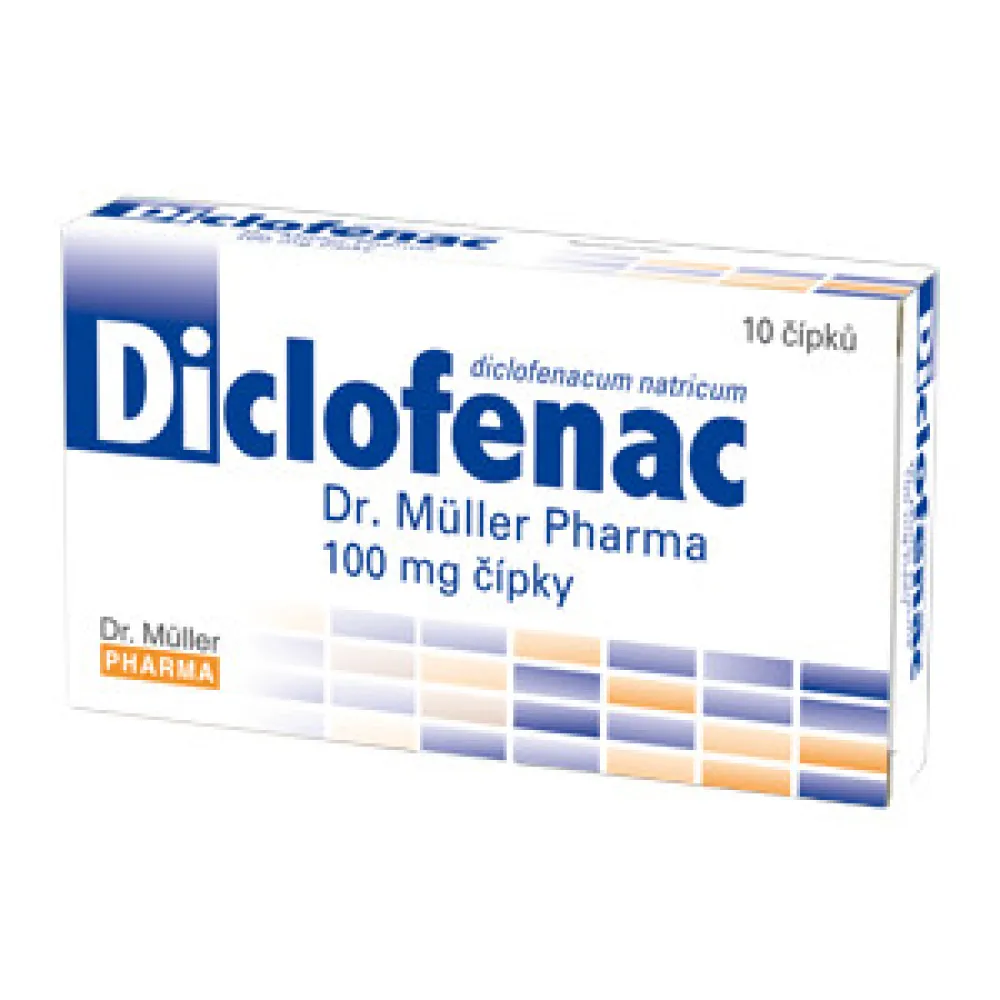 Diclofenac Dr.Müller Pharma 100mg sup.12
