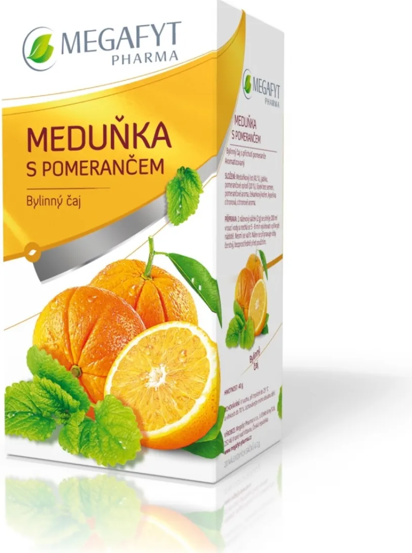 Megafyt Ovocný Meduňka s pomerančem 20x2g