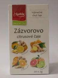Apotheke Zázvorovo citrusové čaje 4v1 20x2g