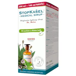 STOPKAŠEL Medical sirup Dr. Weiss 200+100ml NAVÍC