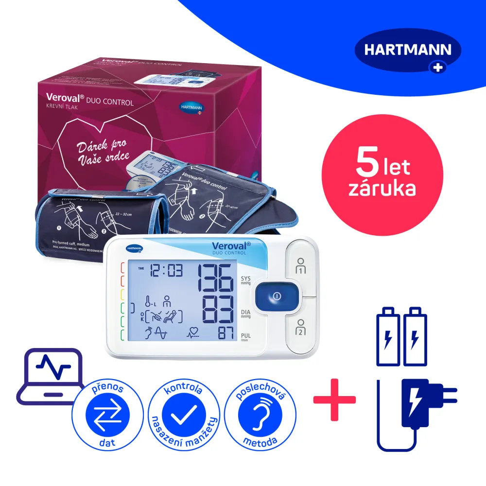 Tonometr digi. VEROVAL DuoControl dárkové balení