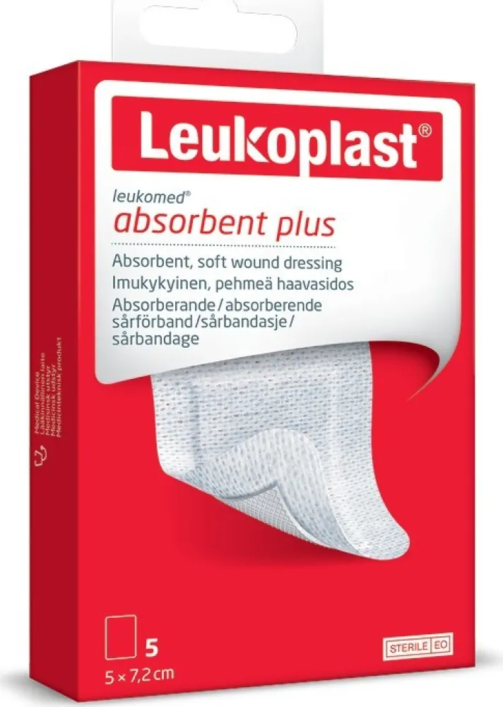 Leukoplast Leukomed T Plus film.krytí 5x7.2cm 5ks