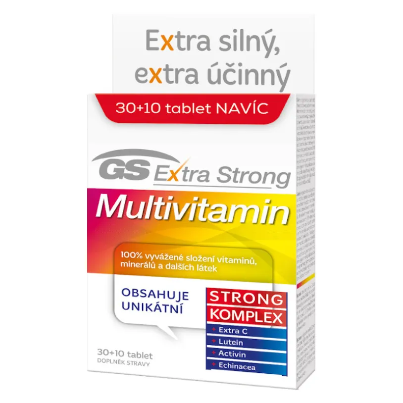 GS Extra Strong Multivitamin tbl.30+10 ČR/SK