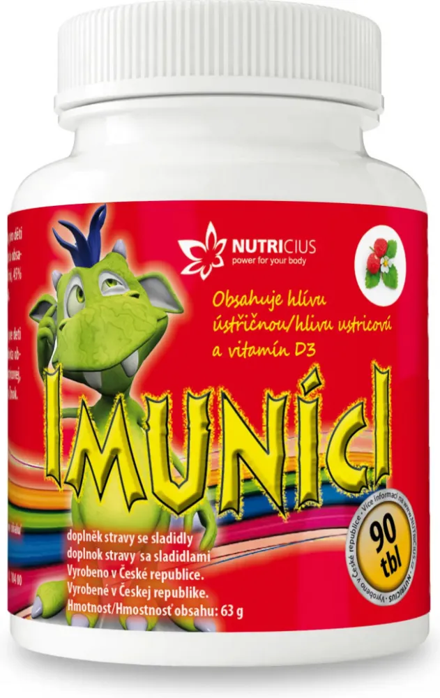 Imuníci Hlíva ústřičná s vit.D pro děti tbl.90