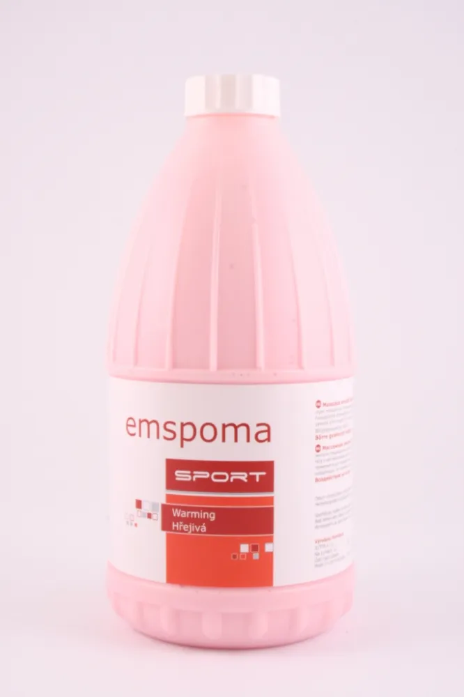 Emspoma Masážní emulze hřejivá O růžová 1000ml