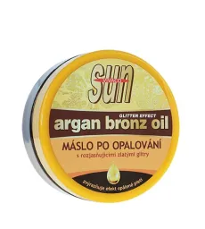 SUNVIVACO Arganové máslo po opal.s glitry 200ml