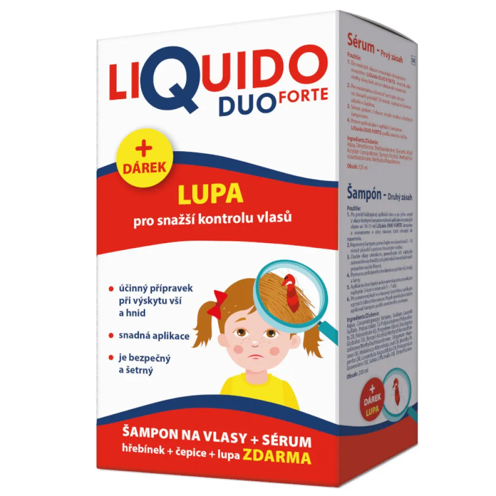 LiQuido DUO Forte šampon na vši 200ml + sérum