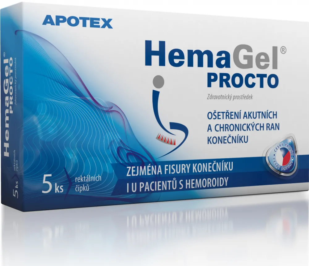 HemaGel PROCTO čípky 5ks