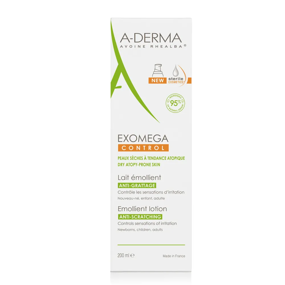 A-DERMA Exomega CONTROL Emolienční mléko 200ml