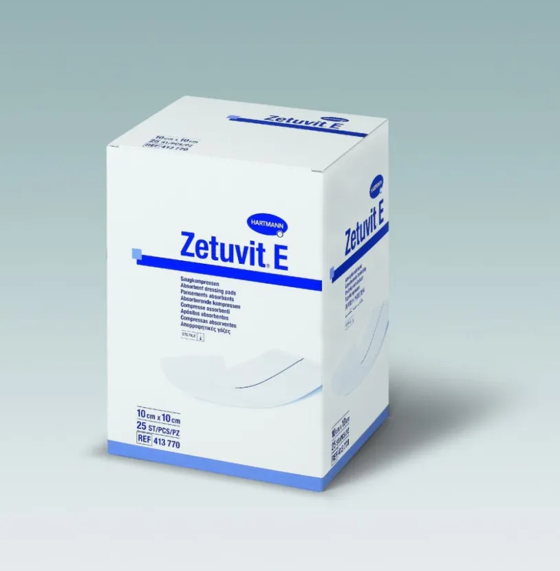 Kompres Zetuvit E nesterilní 10x20cm 50ks