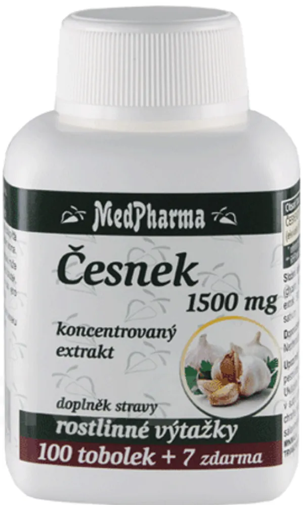 MedPharma Česnek 1500mg tob.107