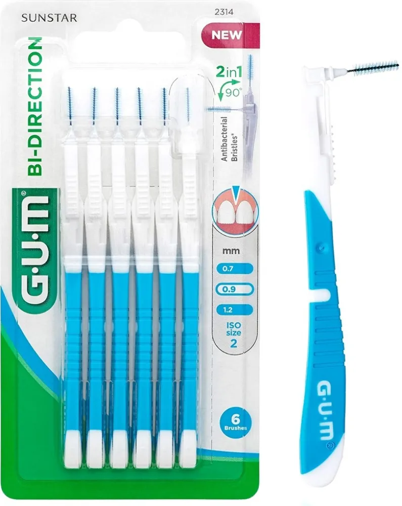 GUM mez.kart.BI-DIRECTION Modr.0.9mm 6ks G2314M6