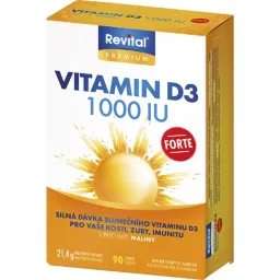 Vitar Vitamin D3 Forte 1000 IU tbl.90