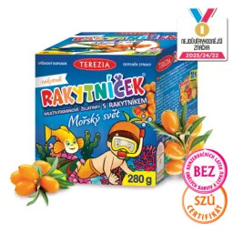 TEREZIA RAKYTNÍČEK multivitaminové želatinky s rakytníkem - MOŘSKÝ SVĚT 140 ks