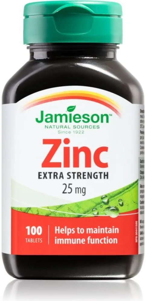 JAMIESON Zinek 25mg tbl.100