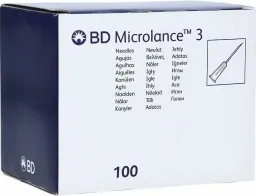 BD Microlance Inj. jehla 23G 0.60x25 modrá 100ks