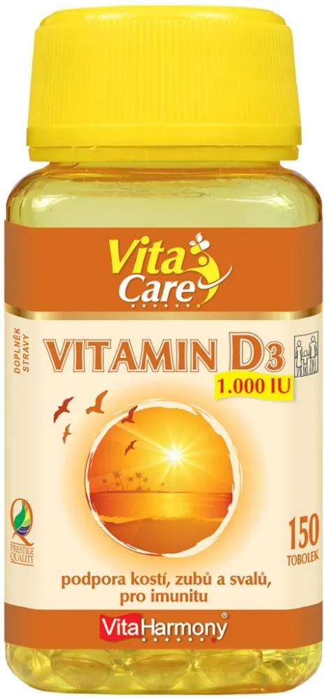 VitaHarmony Vitamin D3 1000IU tob.150