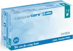 Rukavice vyš.Sempercare Nitril nepudrové S 100ks