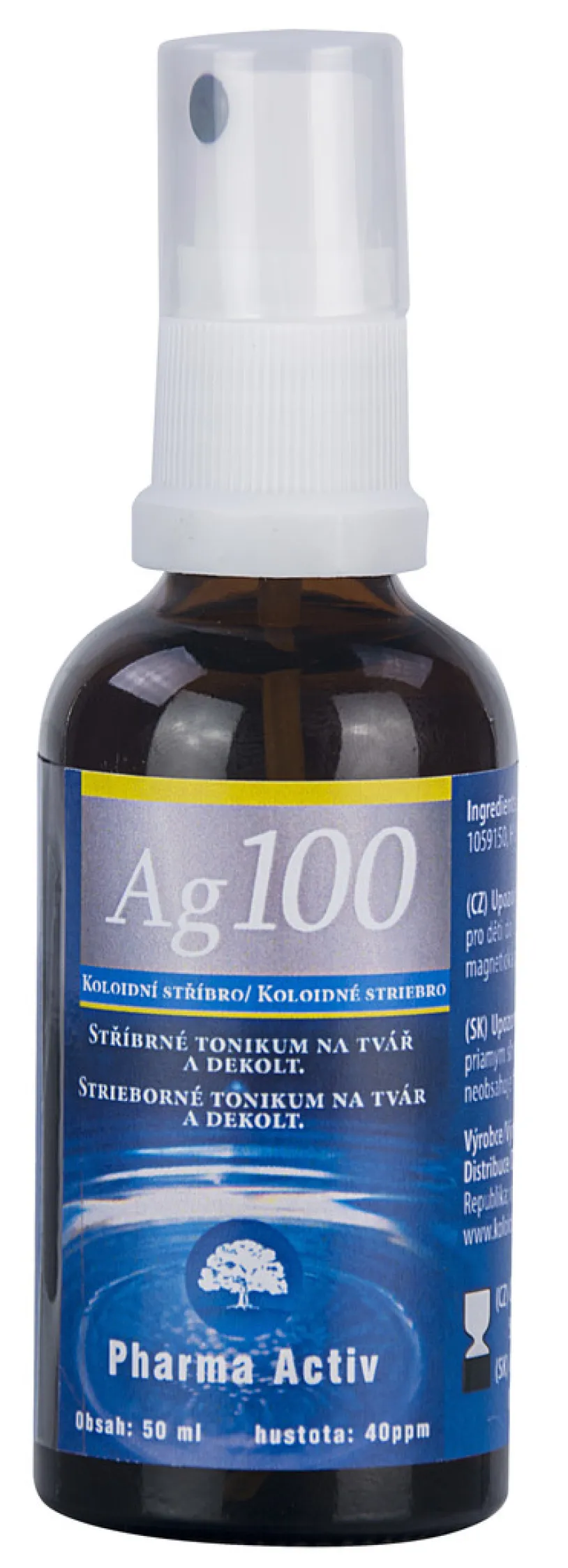 Koloidní stříbro Ag100 40ppm spray 50ml