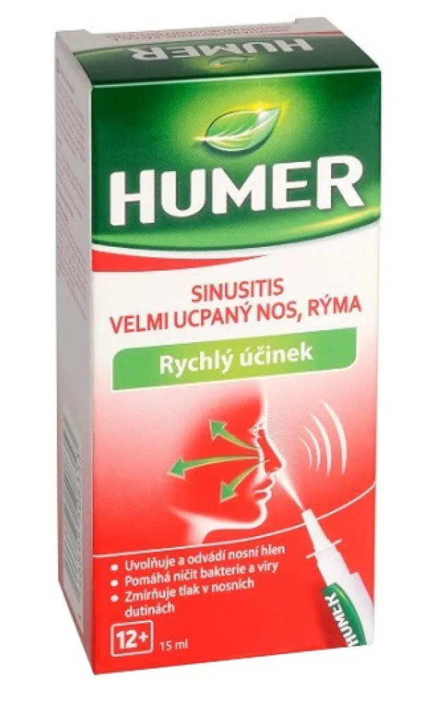 HUMER Sinusitis velmi ucp.nos rýma sprej 15ml