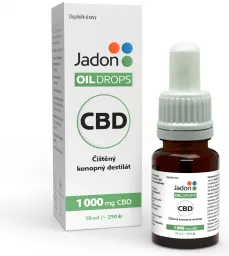 Jadon OIL DROPS konopný olej CBD 10% 10ml