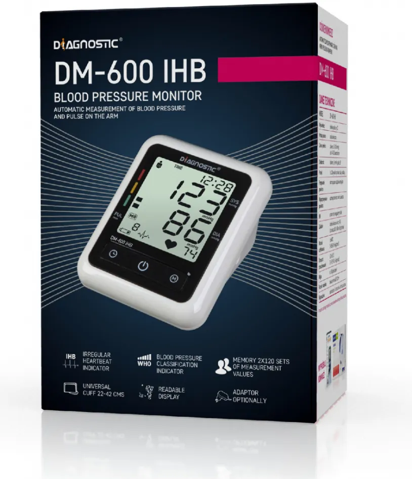 DIAGNOSTIC automaticky tlakoměr DM-600 IHB