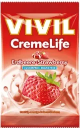 Vivil Creme life jahoda bez cukru 60g