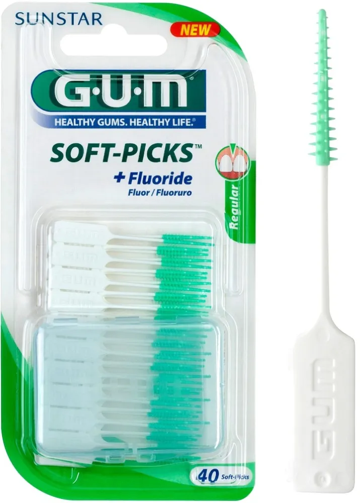 GUM SoftPicks comfort flex Mint 40ks G670M40