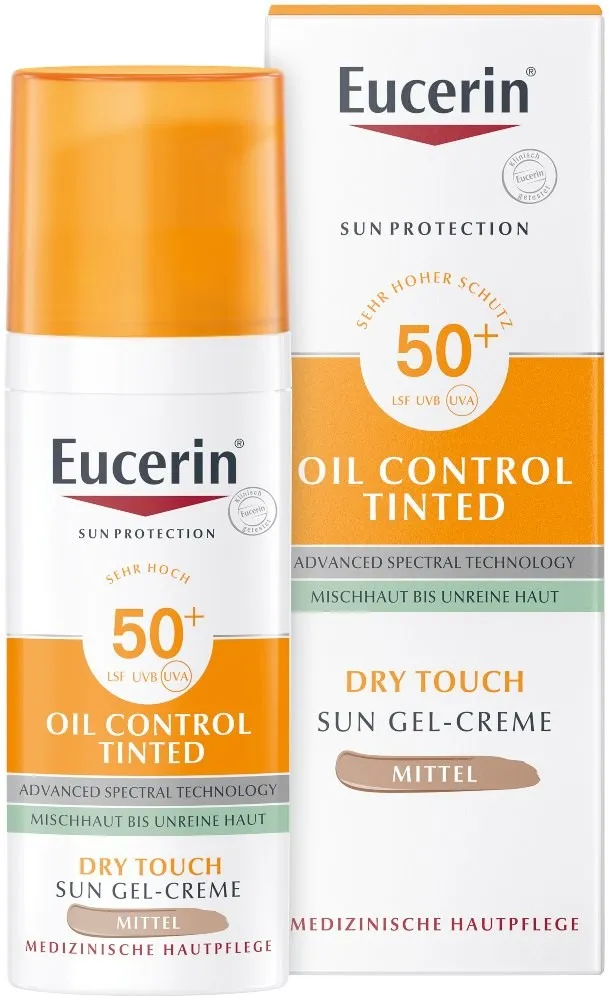 Eucerin SUN OilControlTinted SPF50+ tmavý 50ml