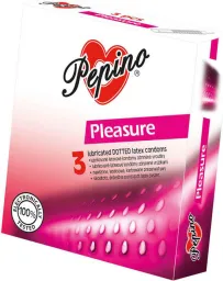 Pepino prezervativ Pleasure 3ks