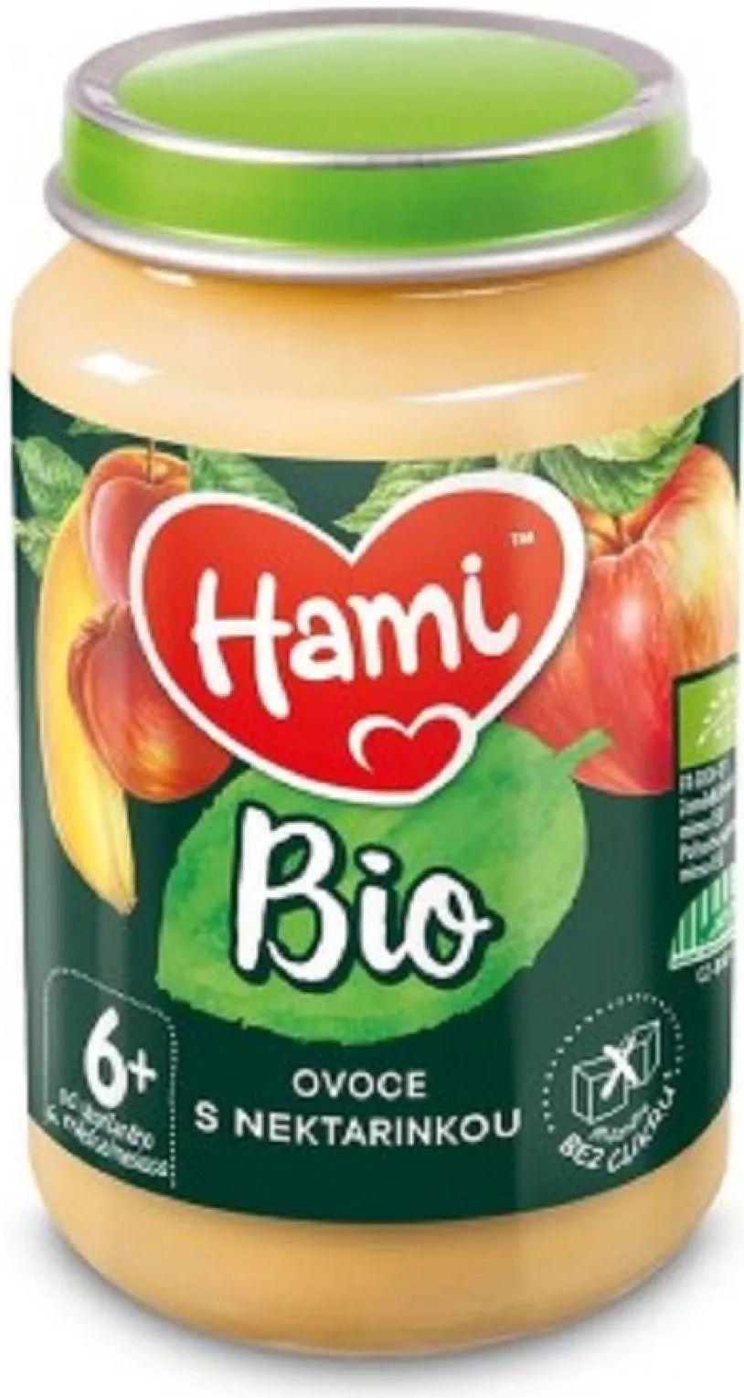 Hami ovoc.příkrm ovoce s nektarinkou BIO 6+ 190g