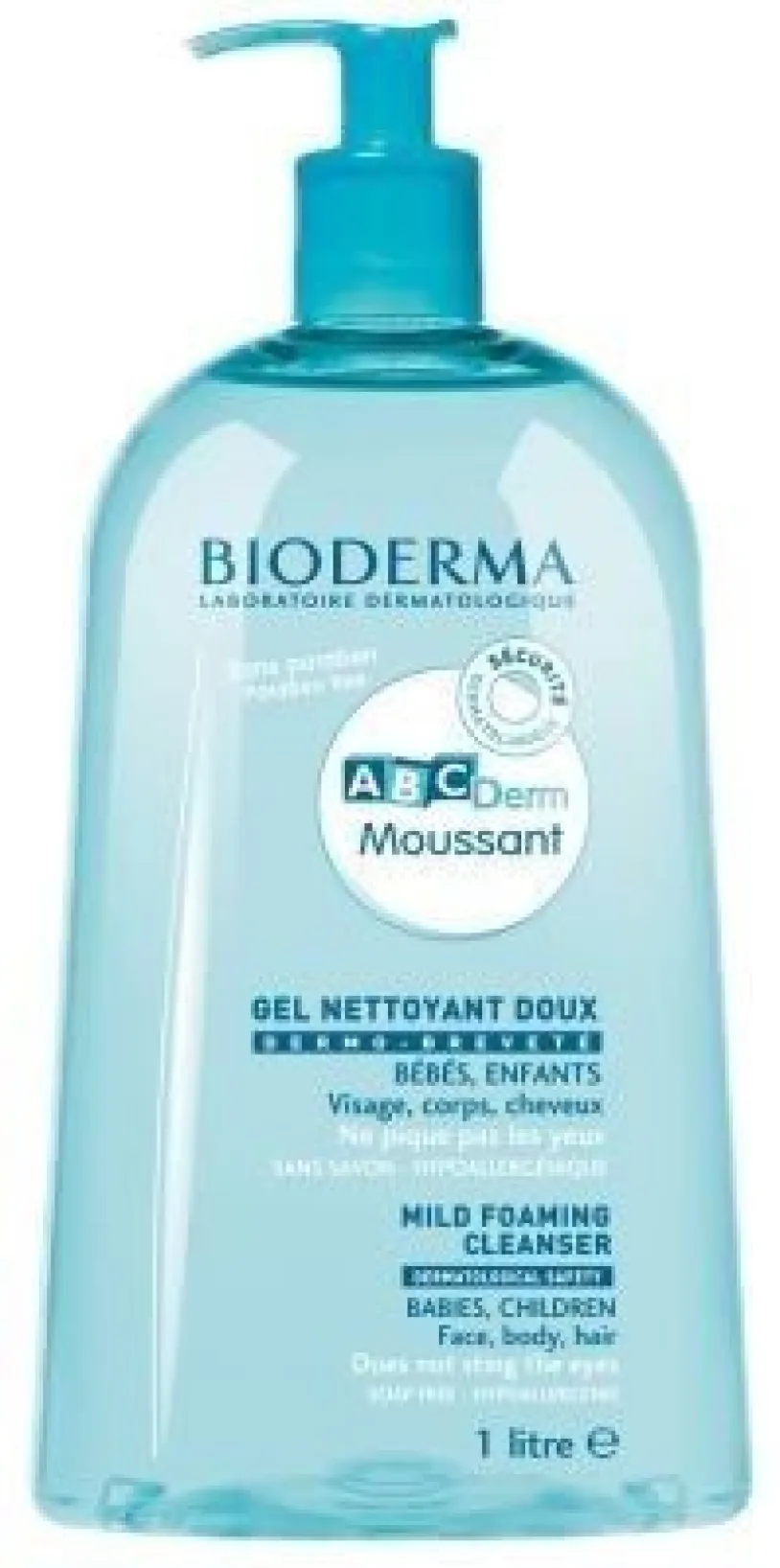 BIODERMA ABCDerm gel moussant 1L