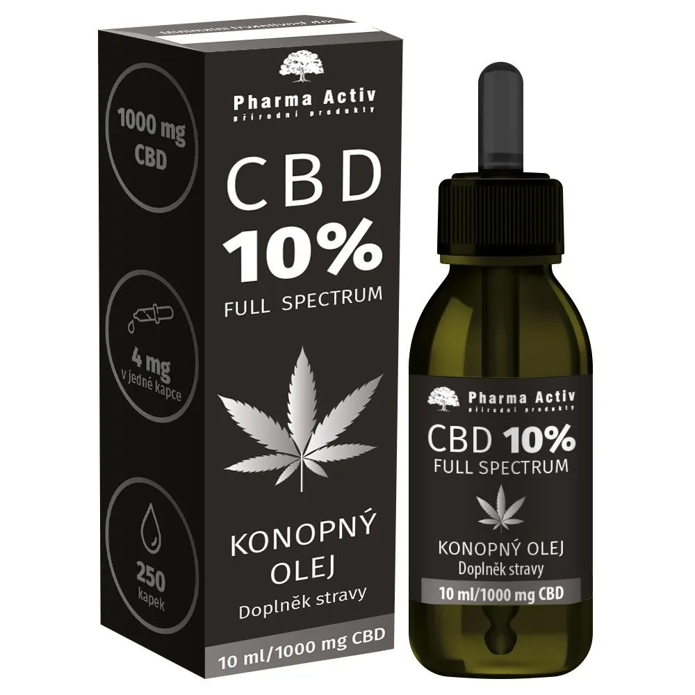 CBD 10% Full Spectrum Konopný olej 1000mg 10ml