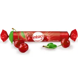 Intact hroznový cukr s vitaminem C Třešeň 40g