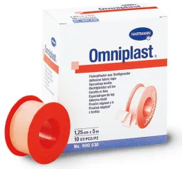 Náplast Omniplast textilní 5cmx5m 1ks