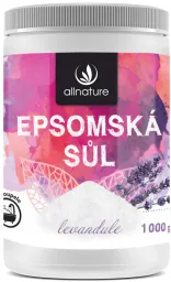Allnature Epsomská sůl Levandule 1000g
