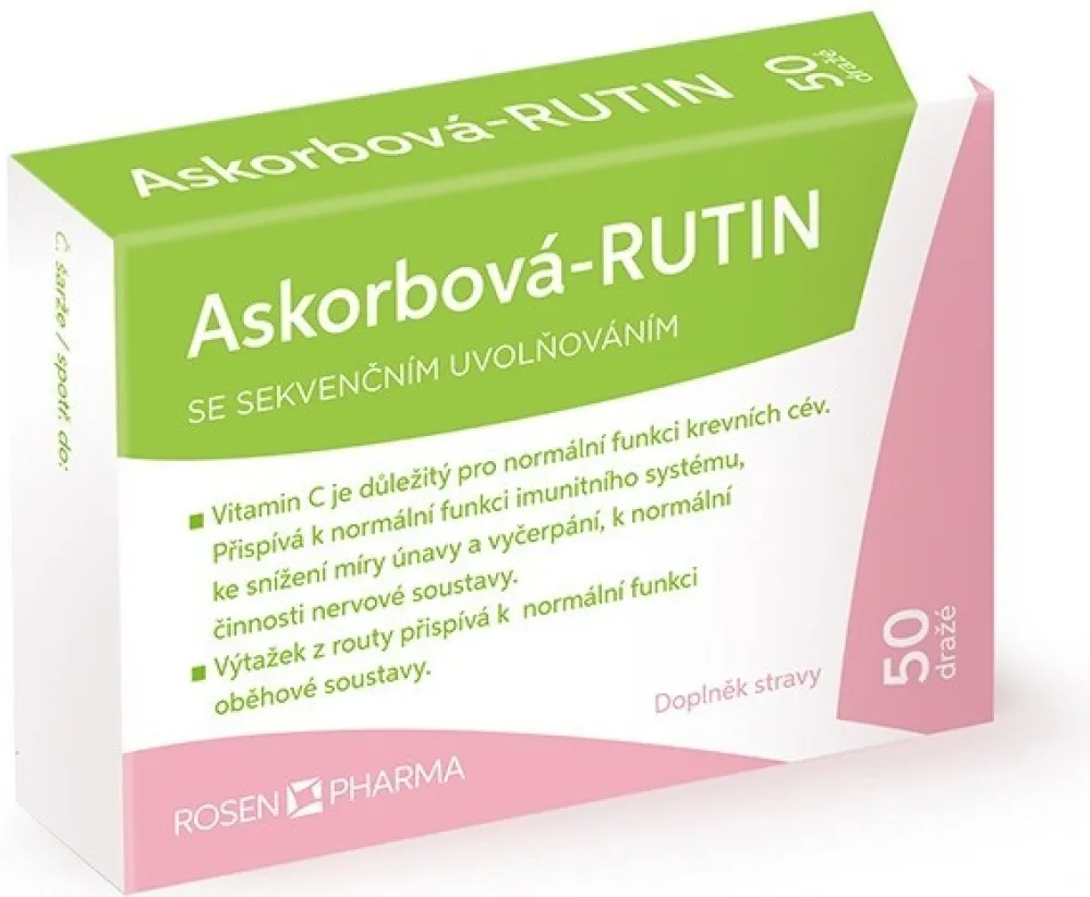 Rosen Askorbová RUTIN drg.50