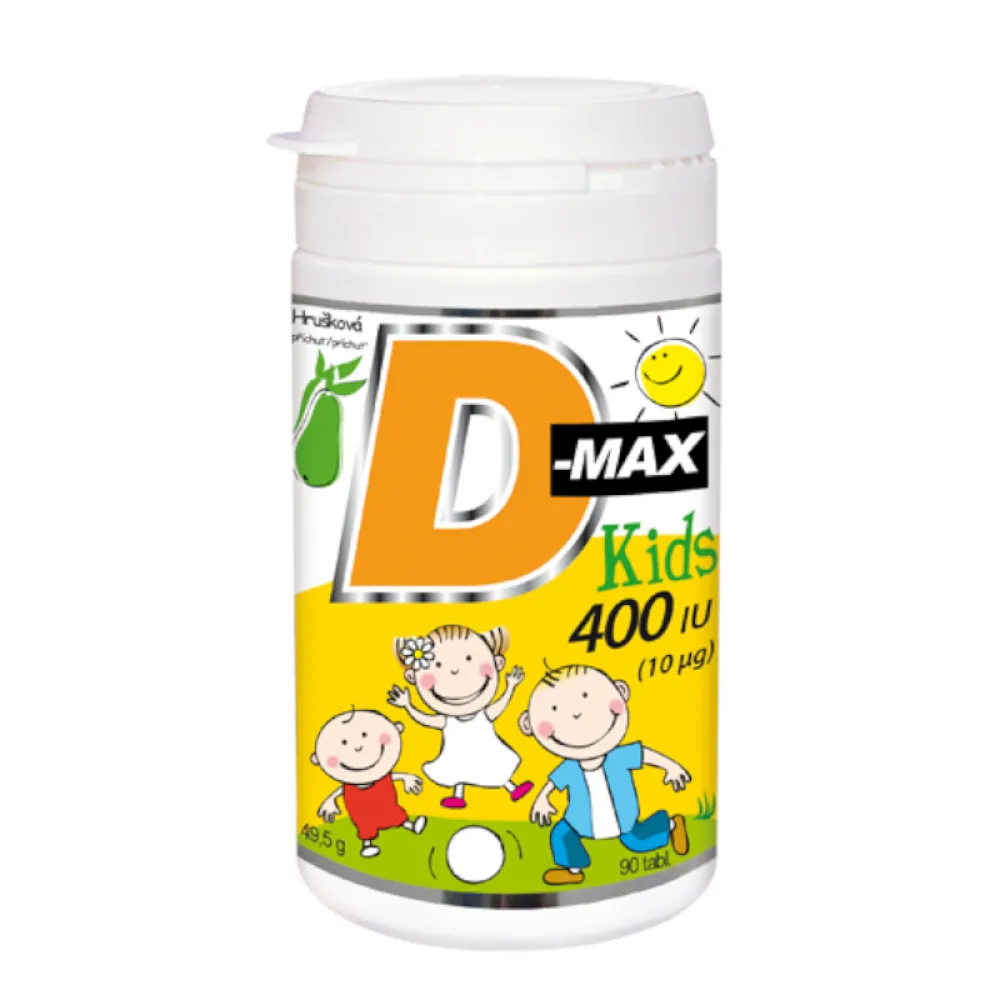 D-Max Kids 400 IU tbl.90