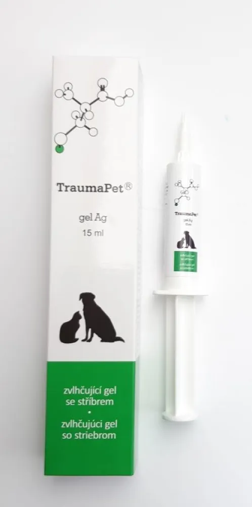 TraumaPet mírně mastný krém s Ag 15ml