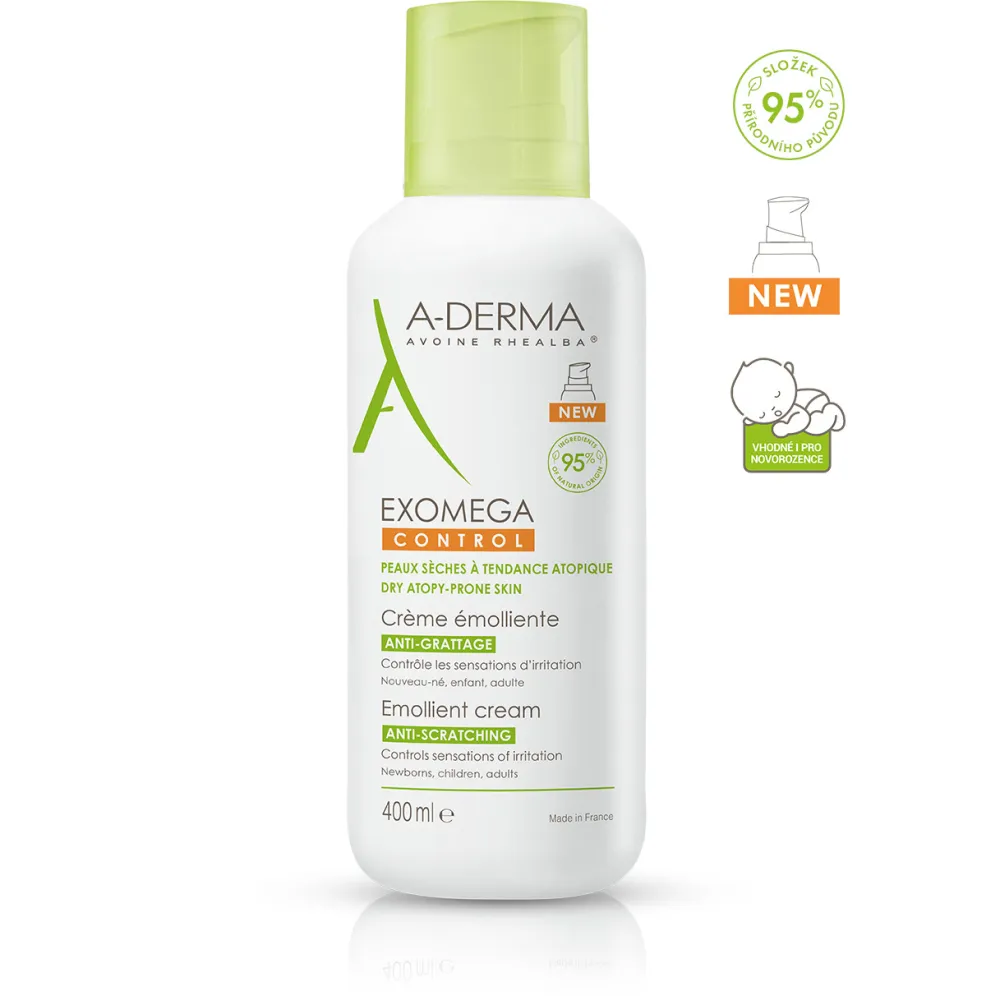 A-DERMA Exomega CONTROL Emolienční krém 400ml